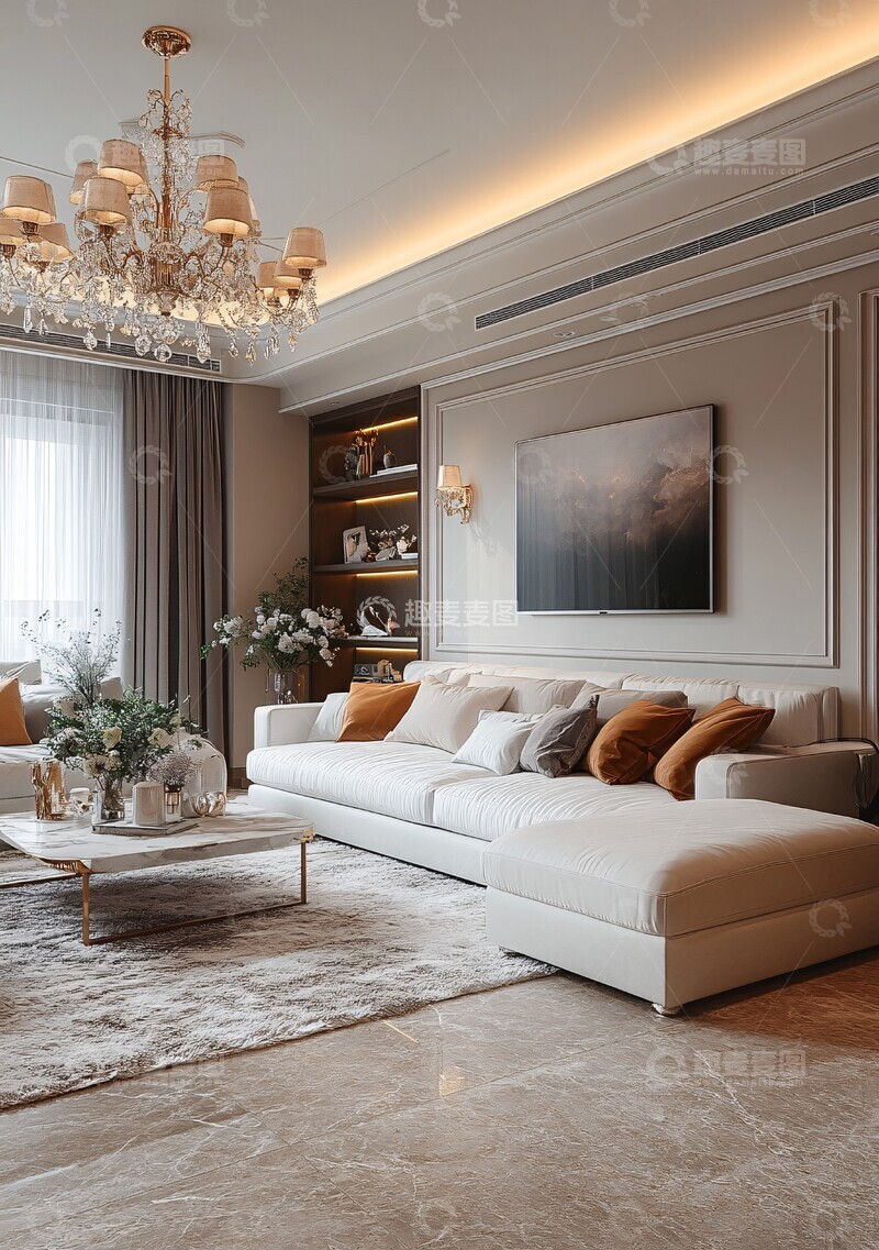 高清大图下载【趣麦麦图】白色灰色调卧室设计3