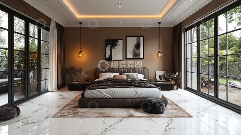 高清大图下载【趣麦麦图】现代卧室设计9