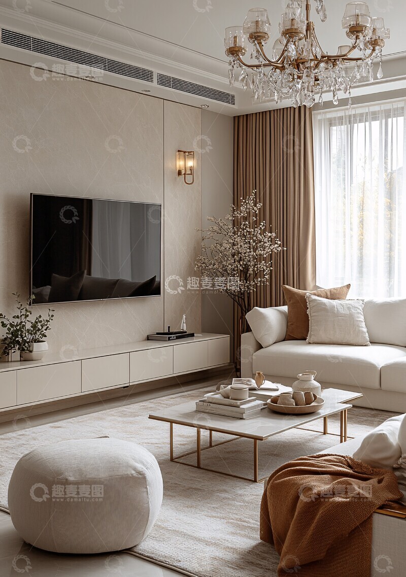 高清大图下载【趣麦麦图】白色灰色调卧室设计