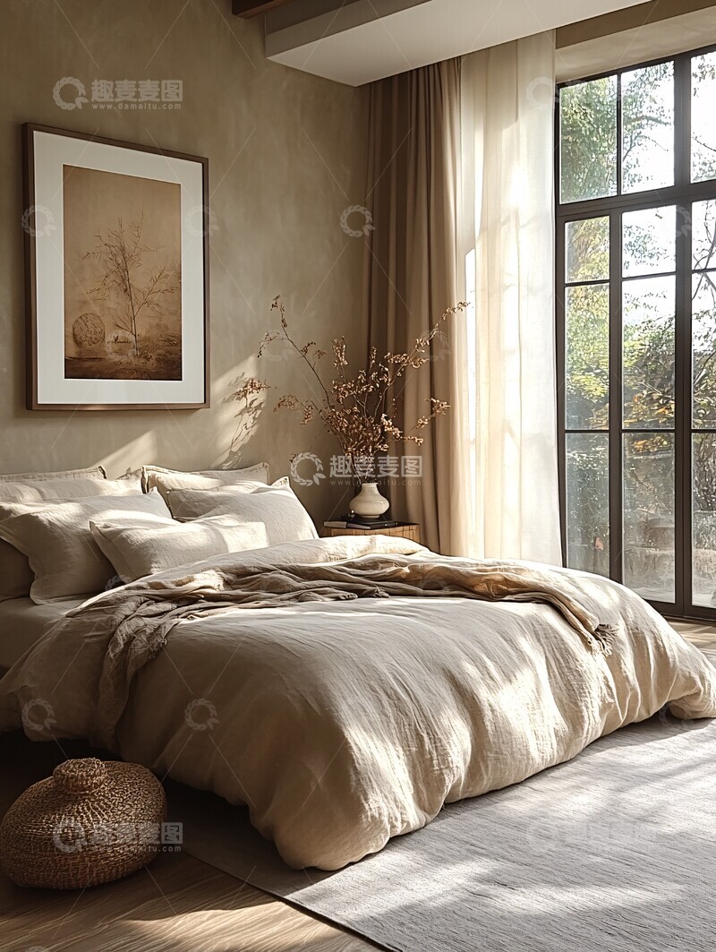 高清大图下载【趣麦麦图】简约卧室设计方案