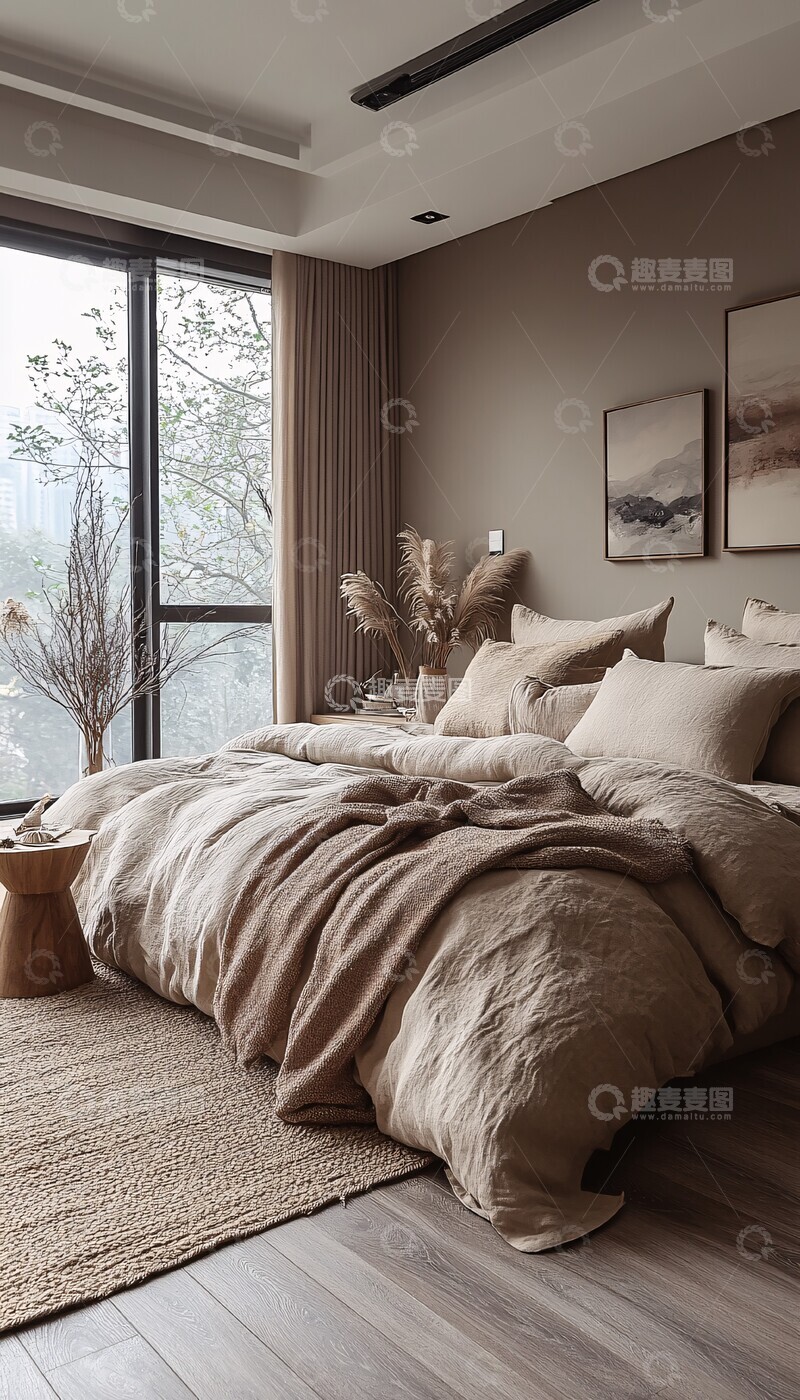 高清大图下载【趣麦麦图】灰色墙面小夜灯1