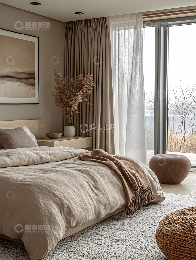 高清大图下载【趣麦麦图】简约卧室设计方案2
