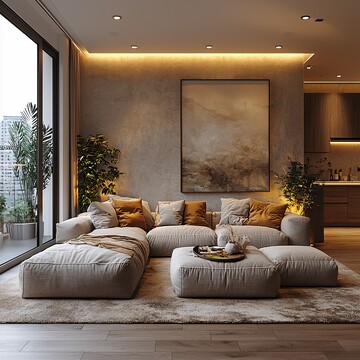 新居浅色温暖布局1