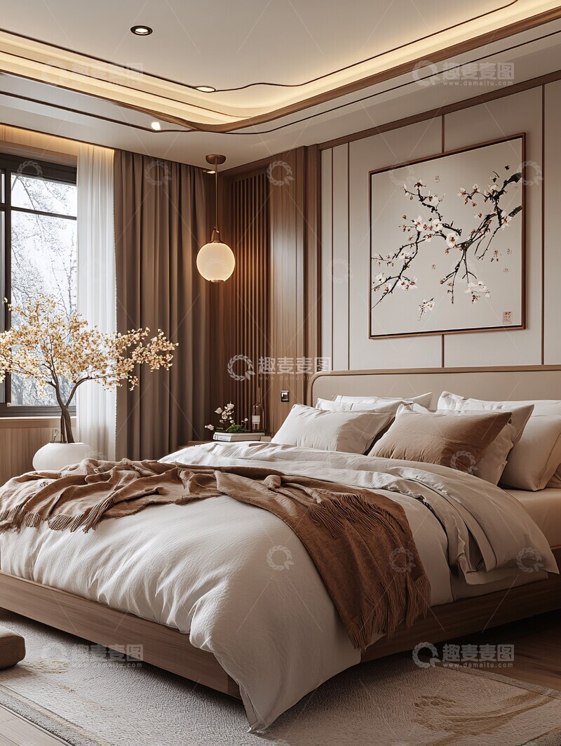 高清大图下载【趣麦麦图】宋式风格卧室3