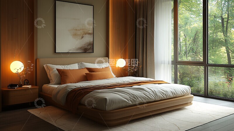 高清大图下载【趣麦麦图】简约设计卧室