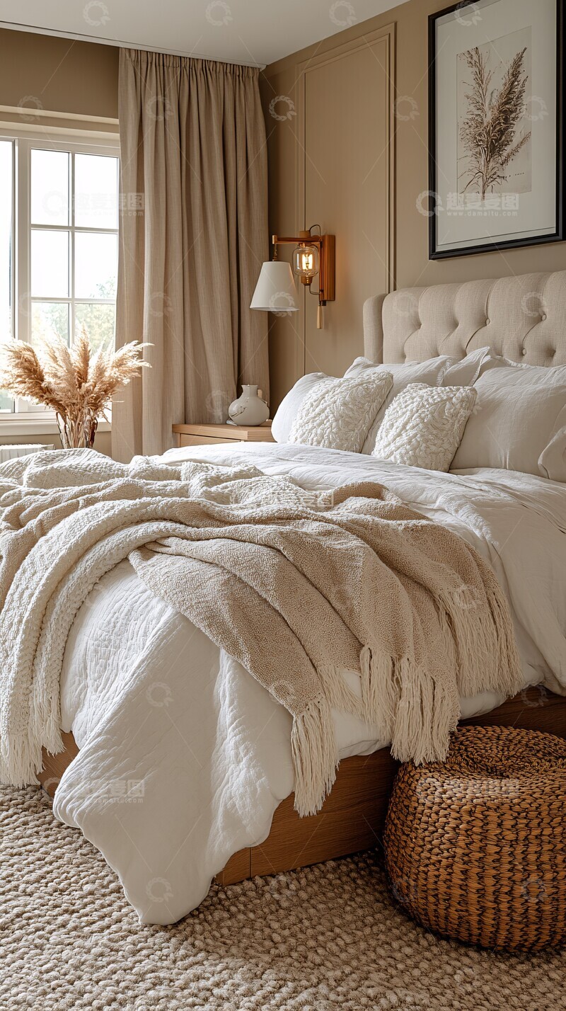 高清大图下载【趣麦麦图】温馨卧室布景2