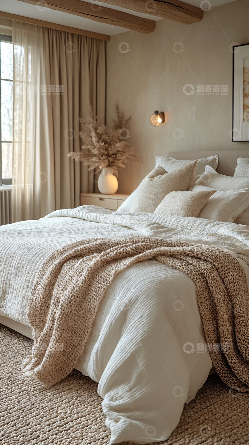 高清大图下载【趣麦麦图】温馨卧室布景3