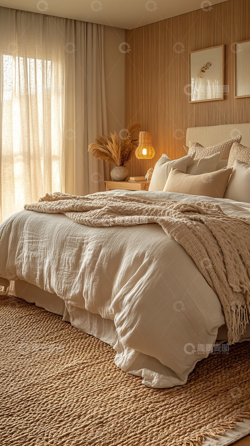 高清大图下载【趣麦麦图】温馨卧室布景