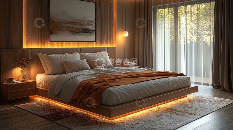高清大图下载【趣麦麦图】简约设计卧室1