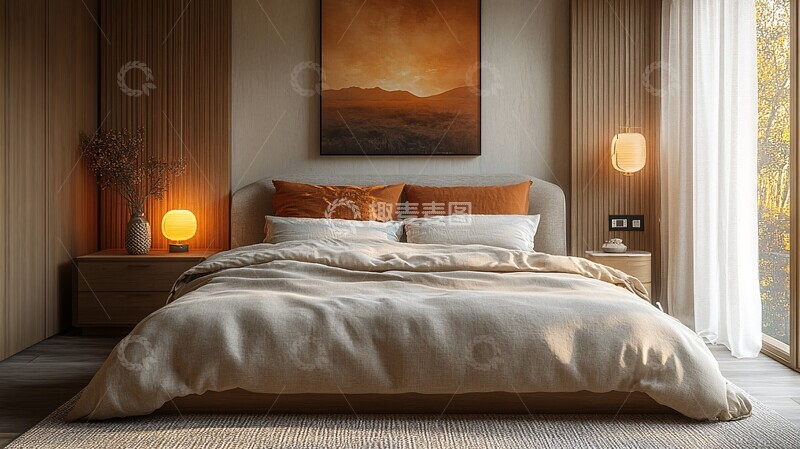 高清大图下载【趣麦麦图】简约设计卧室3