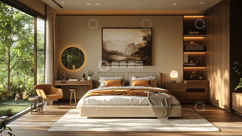 高清大图下载【趣麦麦图】简洁卧室静物2