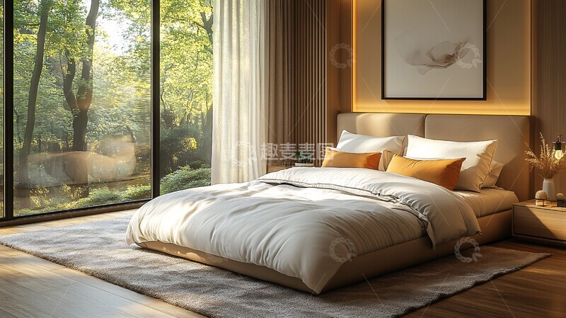 高清大图下载【趣麦麦图】简约设计卧室2