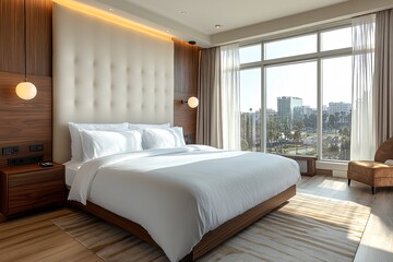 豪华现代酒店客房3