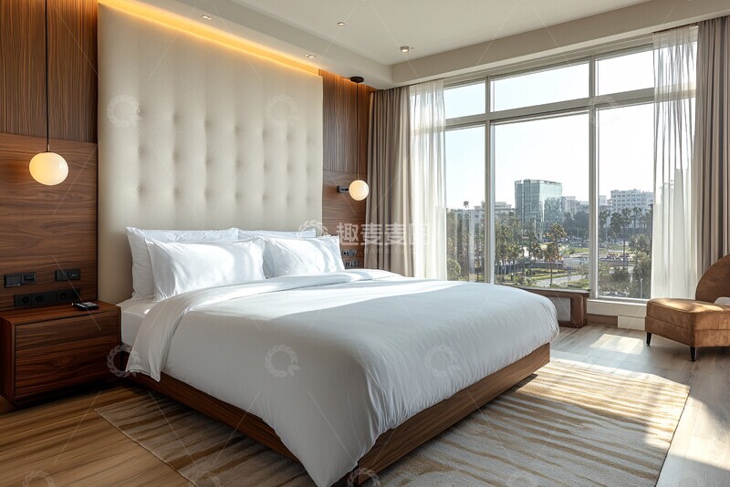 高清大图下载【趣麦麦图】豪华现代酒店客房3