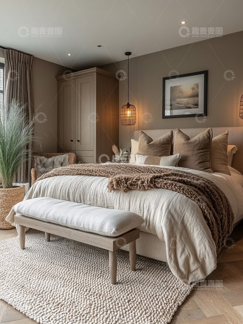 高清大图下载【趣麦麦图】豪华卧室设计3