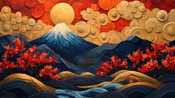 云雾山川图云雾山川河流2