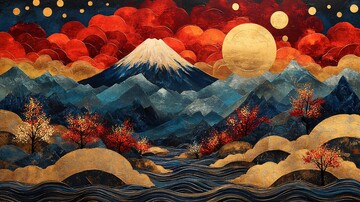 云雾山川图云雾山川河流1