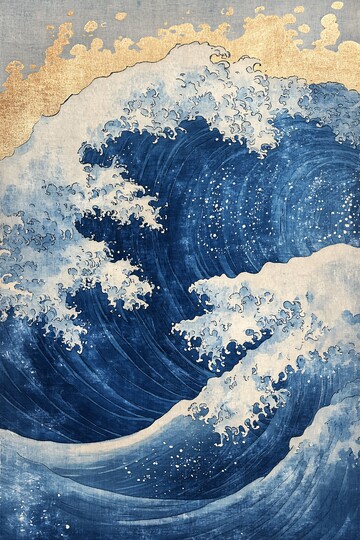 海浪与山石海浪山石波浪1