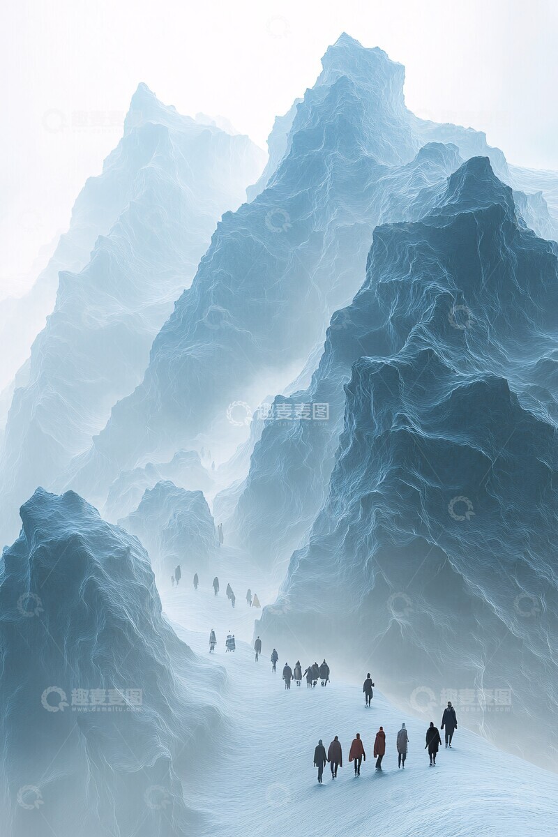 高清大图下载【趣麦麦图】山水丝路行山水丝路人群