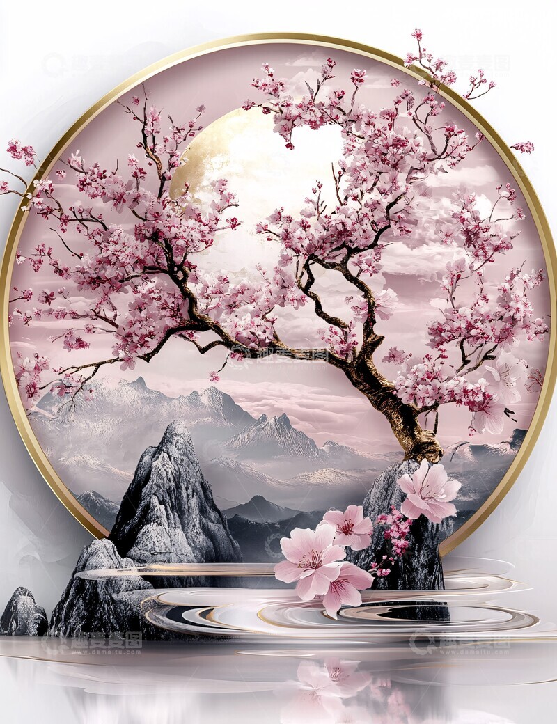 高清大图下载【趣麦麦图】粉彩艺术奢华