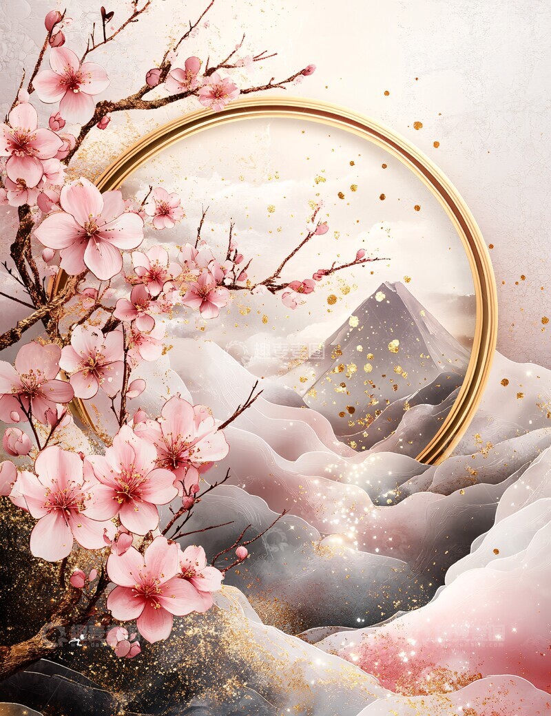 高清大图下载【趣麦麦图】粉彩艺术奢华2