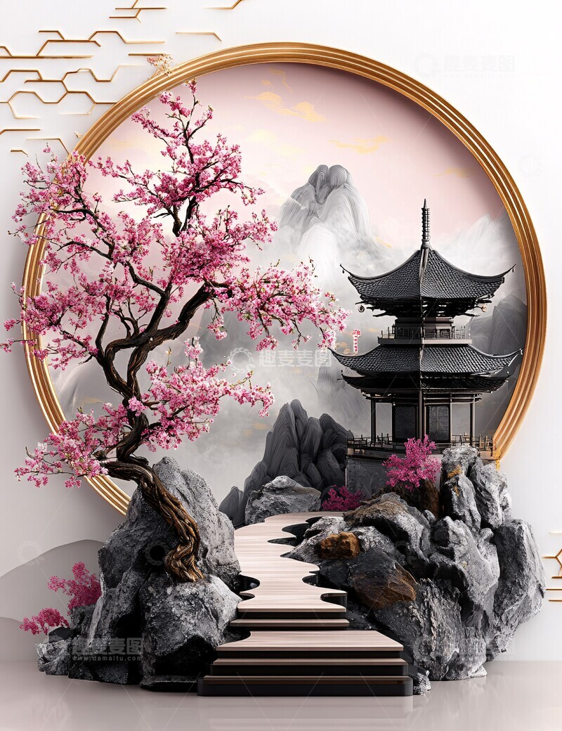 高清大图下载【趣麦麦图】粉彩艺术奢华3