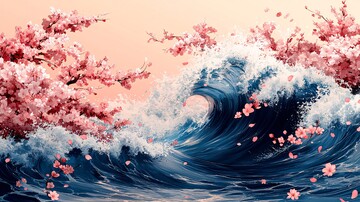 浮世绘浪花樱雨1