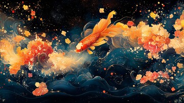 日本彩色图案艺术3