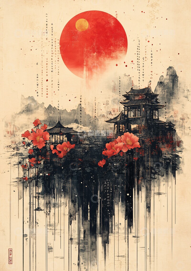 高清大图下载【趣麦麦图】友谊之音纹样