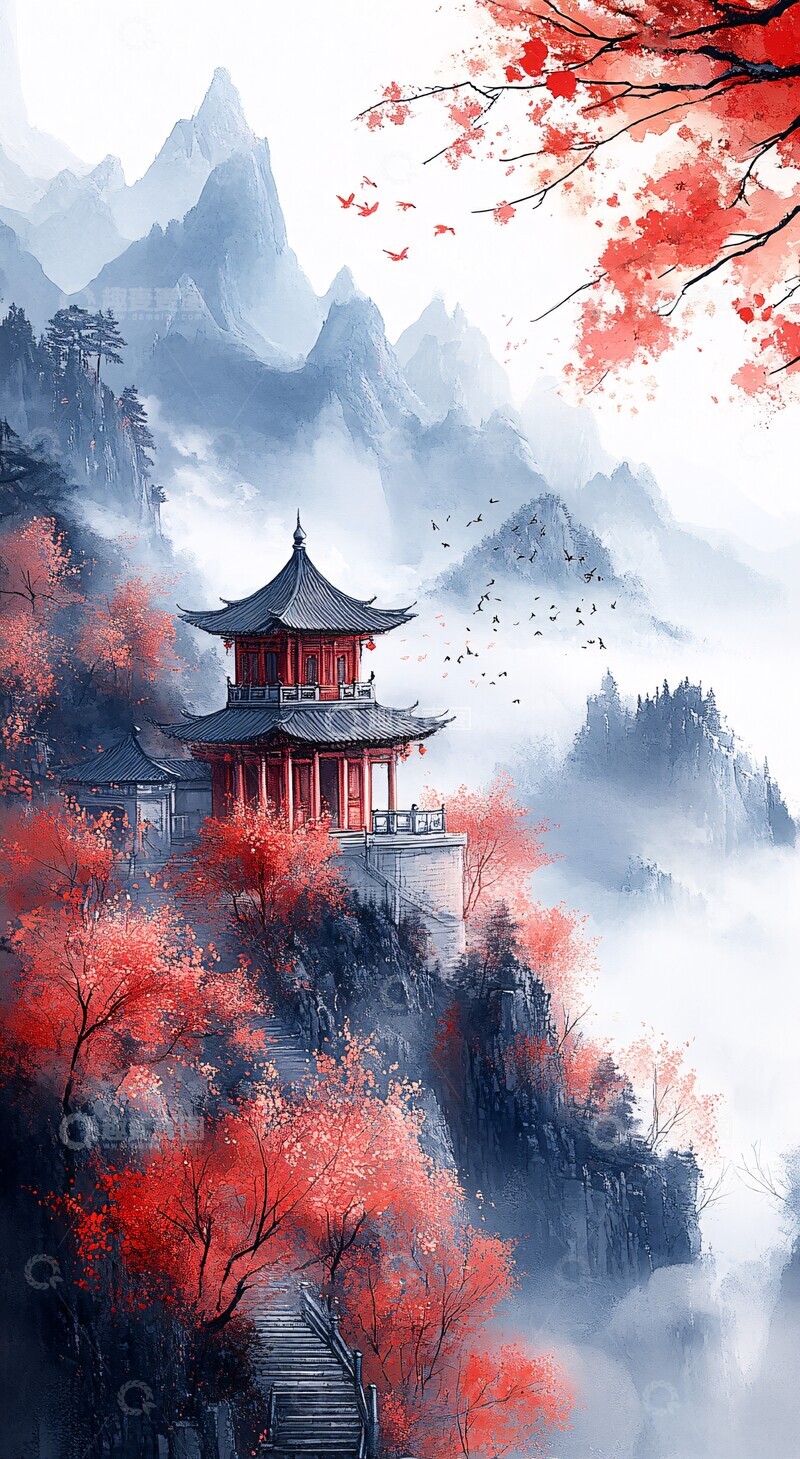 高清大图下载【趣麦麦图】中国风情画中国风情传统2