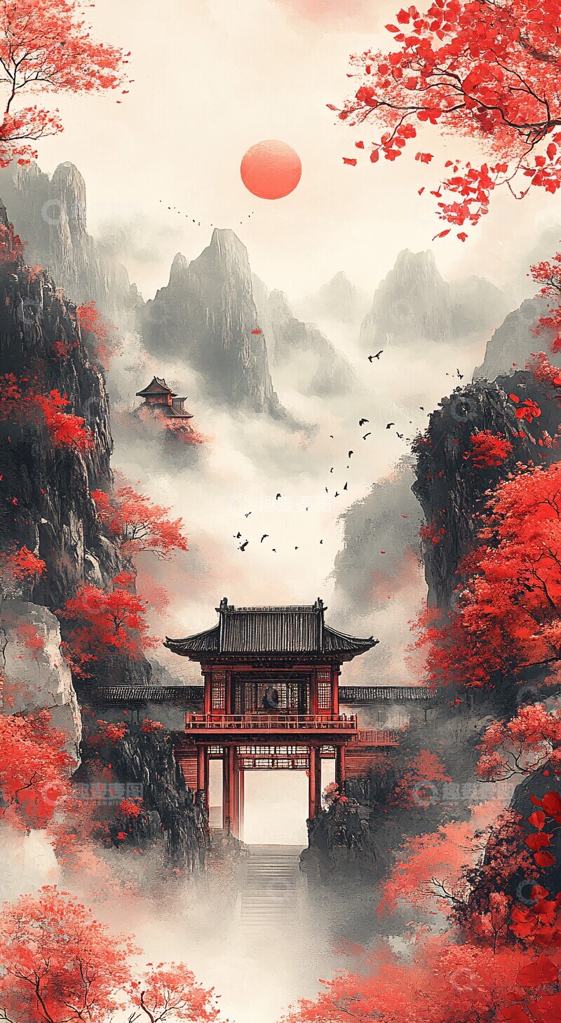 高清大图下载【趣麦麦图】中国风情画中国风情传统3