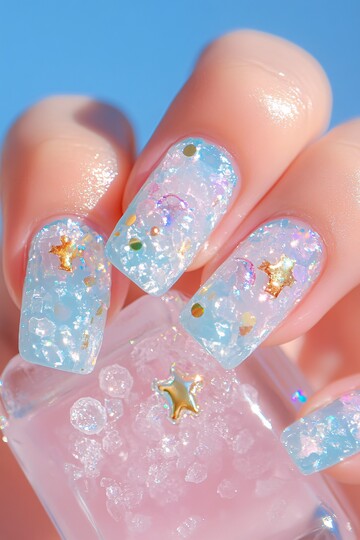 冰淇淋指甲艺术