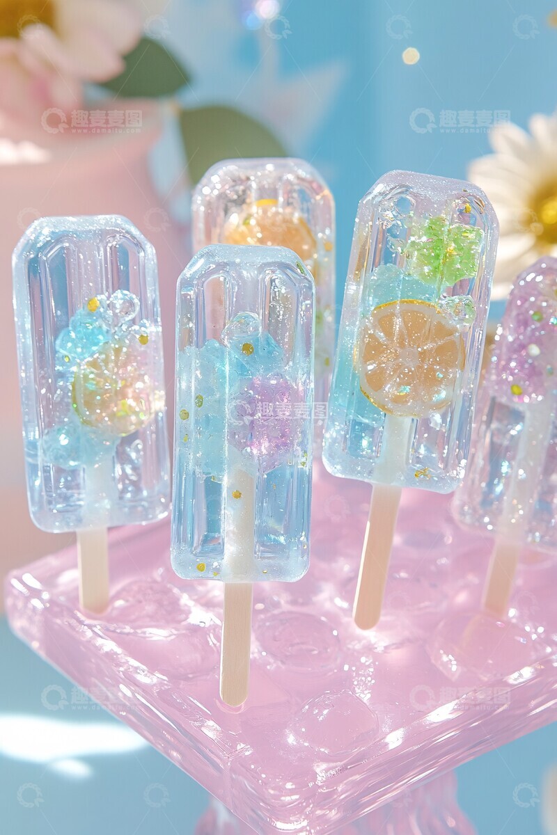 高清大图下载【趣麦麦图】冰淇淋指甲艺术3