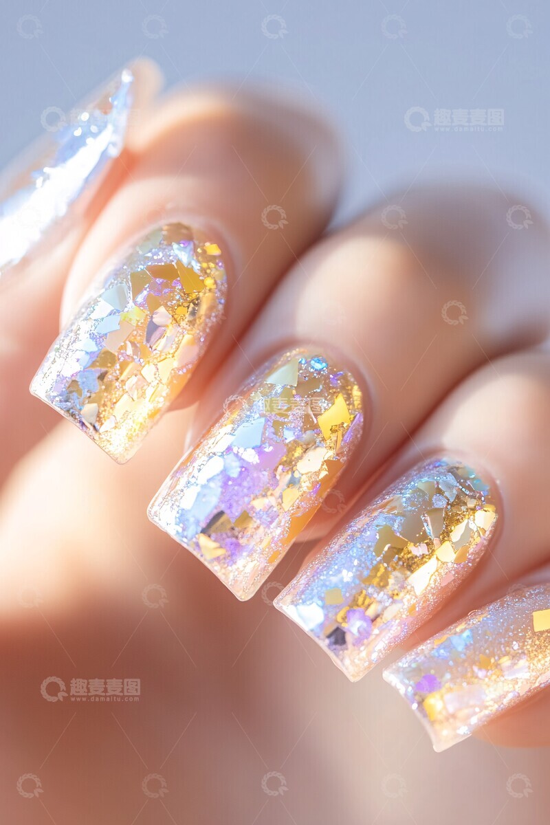 高清大图下载【趣麦麦图】魔法阵美甲图案1