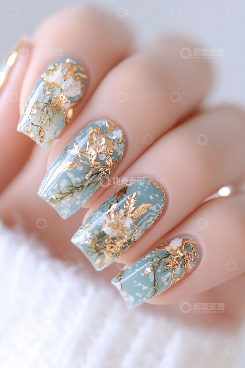 高清大图下载【趣麦麦图】塩昆布指甲设计2