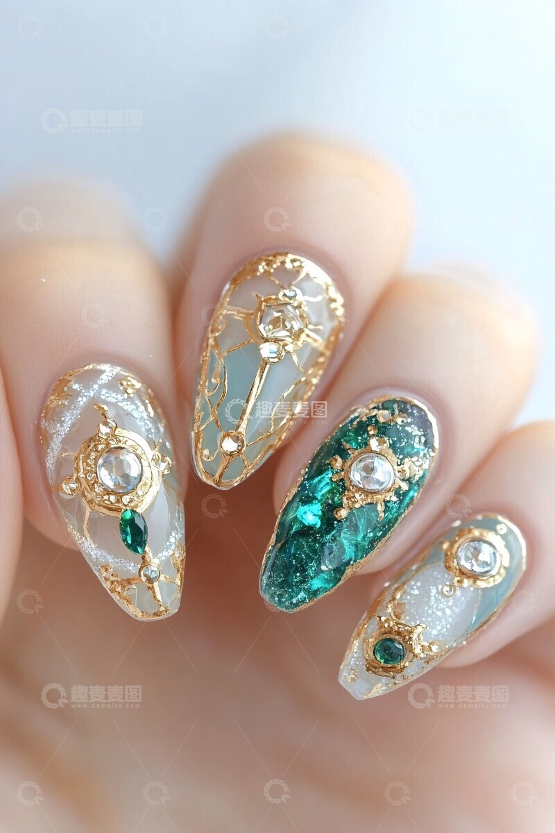 高清大图下载【趣麦麦图】指甲内嵌护身符1