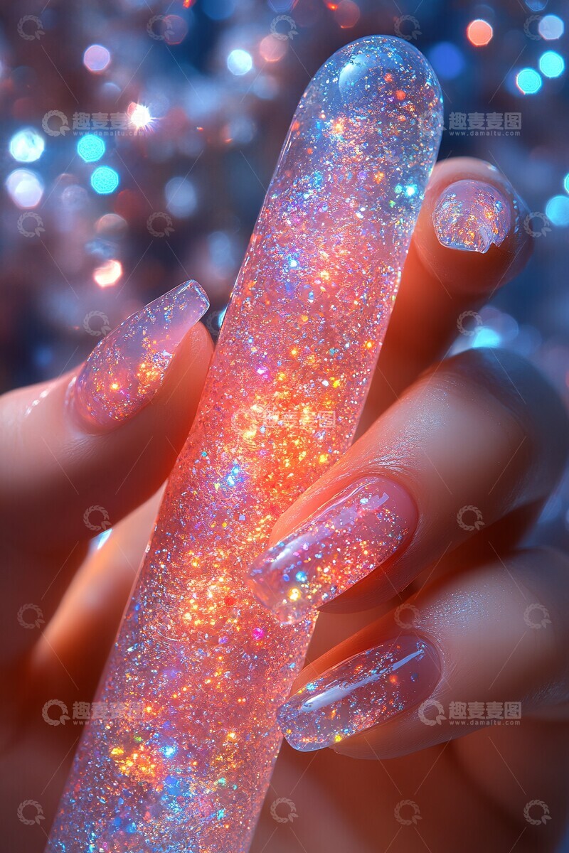 高清大图下载【趣麦麦图】圣诞指甲装饰