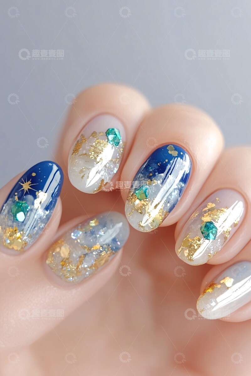 高清大图下载【趣麦麦图】柵之指甲艺术3
