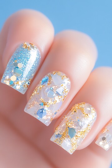 蛇女神指甲设计2