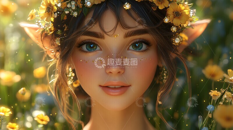 仙女主题美甲券