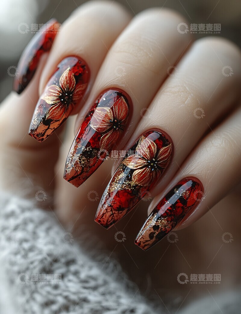 高清大图下载【趣麦麦图】多款美甲造型1