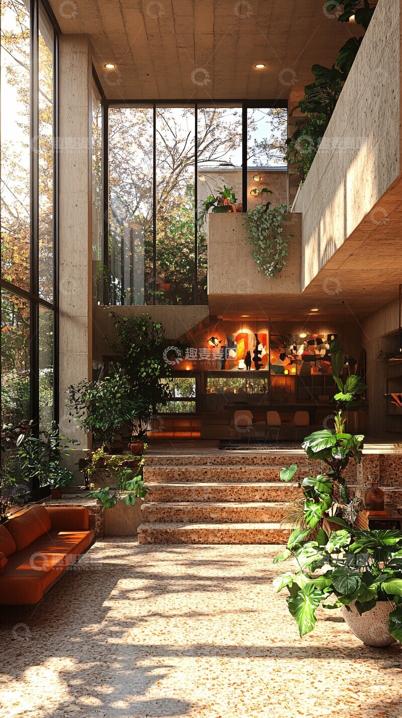 高清大图下载【趣麦麦图】勒柯布西耶风格别墅设计1