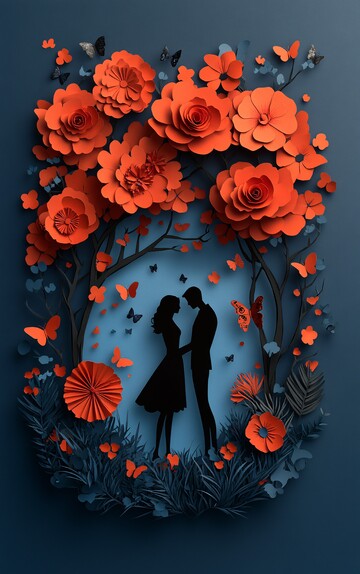 红花树拱牵手情1