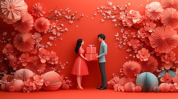 情侣赠送礼盒图1