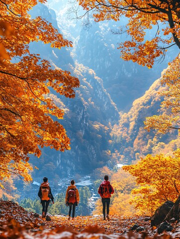 秋山行旅旅行背包女孩1