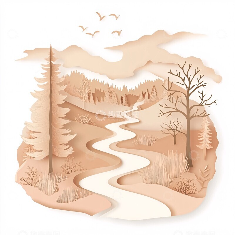 高清大图下载【趣麦麦图】林间小径疗愈之旅2