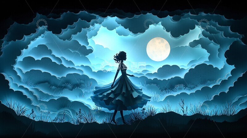 高清大图下载【趣麦麦图】森林承诺纸艺2