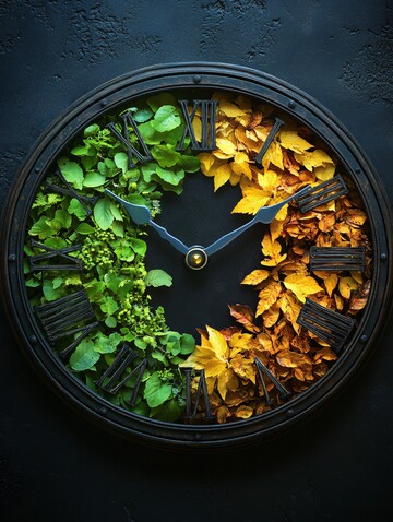 四季变换的时钟1