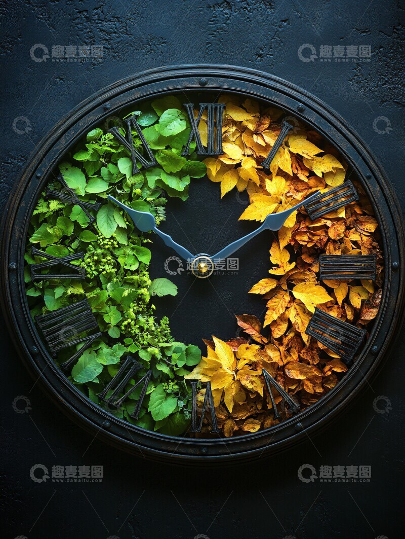 四季变换的时钟1