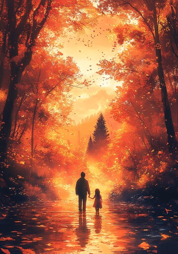 夏日秋初亲子情2